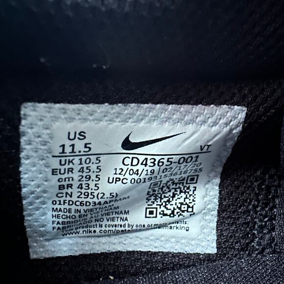 NIKE Joyride Men's 11.5 Dual Running Athletic Shoes Black White CD4365-001 - Picture 7 of 7